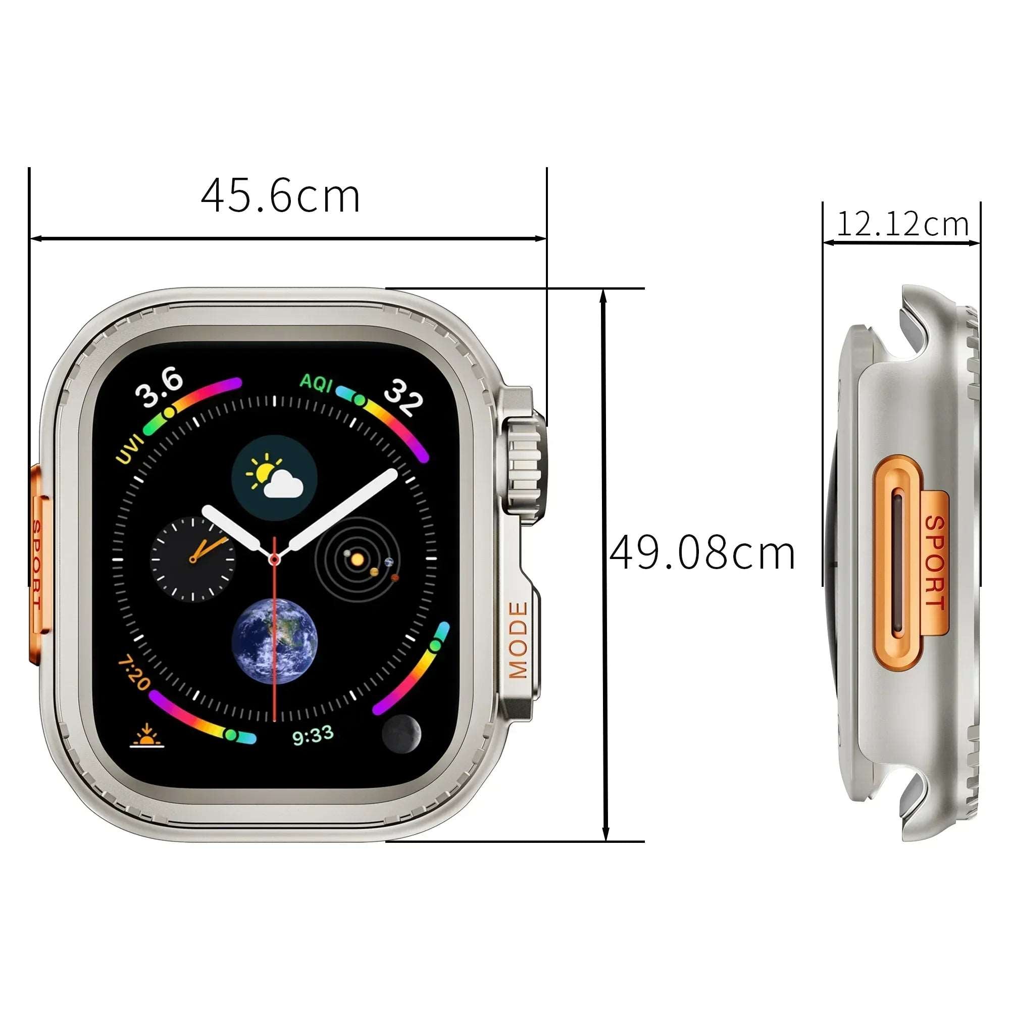 Rugged Metal Cover for Apple Watch 10 & Ultra Series Protective Stylish Case - Viva Timepiece | Viva Timepiece