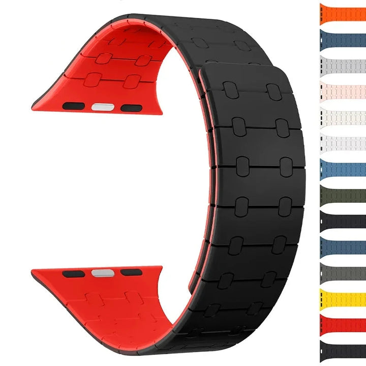 Magnetic Silicone Loop Bracelet for Apple Watch Watch Accessories - Viva Timepiece