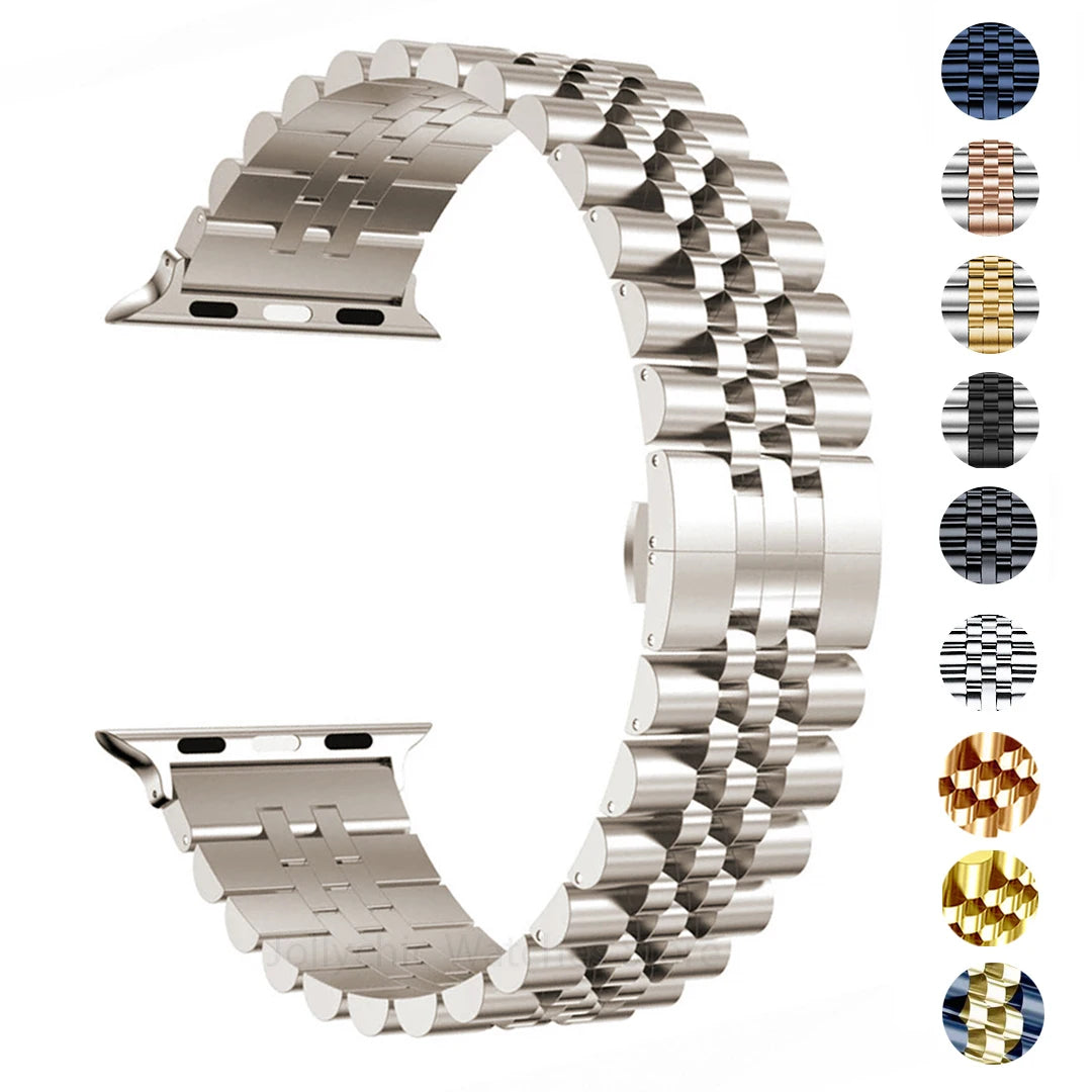 RRX Jubilee Replacement Steel Bracelet Apple Watch Bands