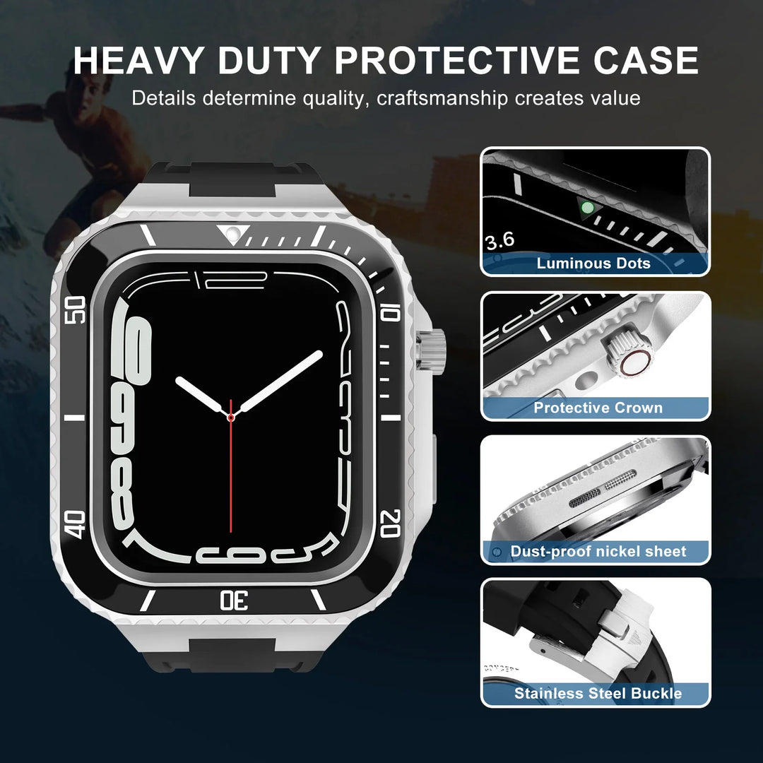 RX Submariner Metal Heavy Duty Modification Kit For Apple Watch Watch Accessories - Viva Timepiece