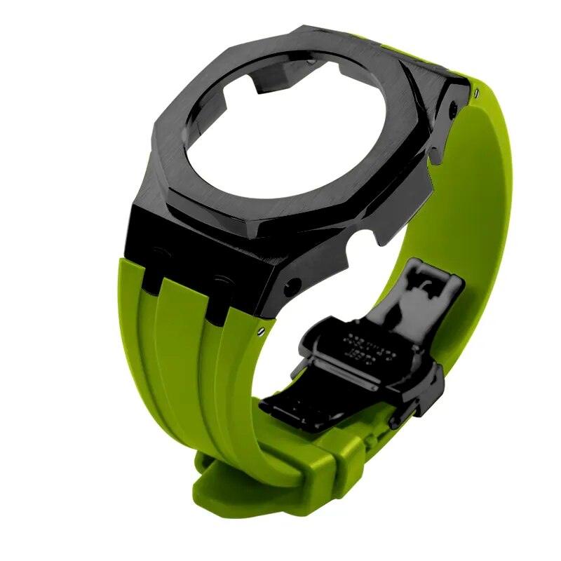 Casio G-Shock Gen 5 Casioak Metal Mod Kit For GM-2100 Viva Timepiece Black light green GM-2100  - 1005005683233657-Black light green-GM-2100-China