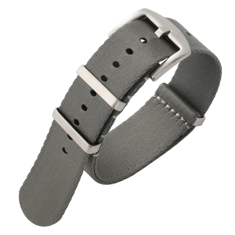 Premium Soft Nylon Universal 007 Replacement Watch Band Viva Timepiece A4.silver 22mm  - 1005002460521364-A4.silver-22mm