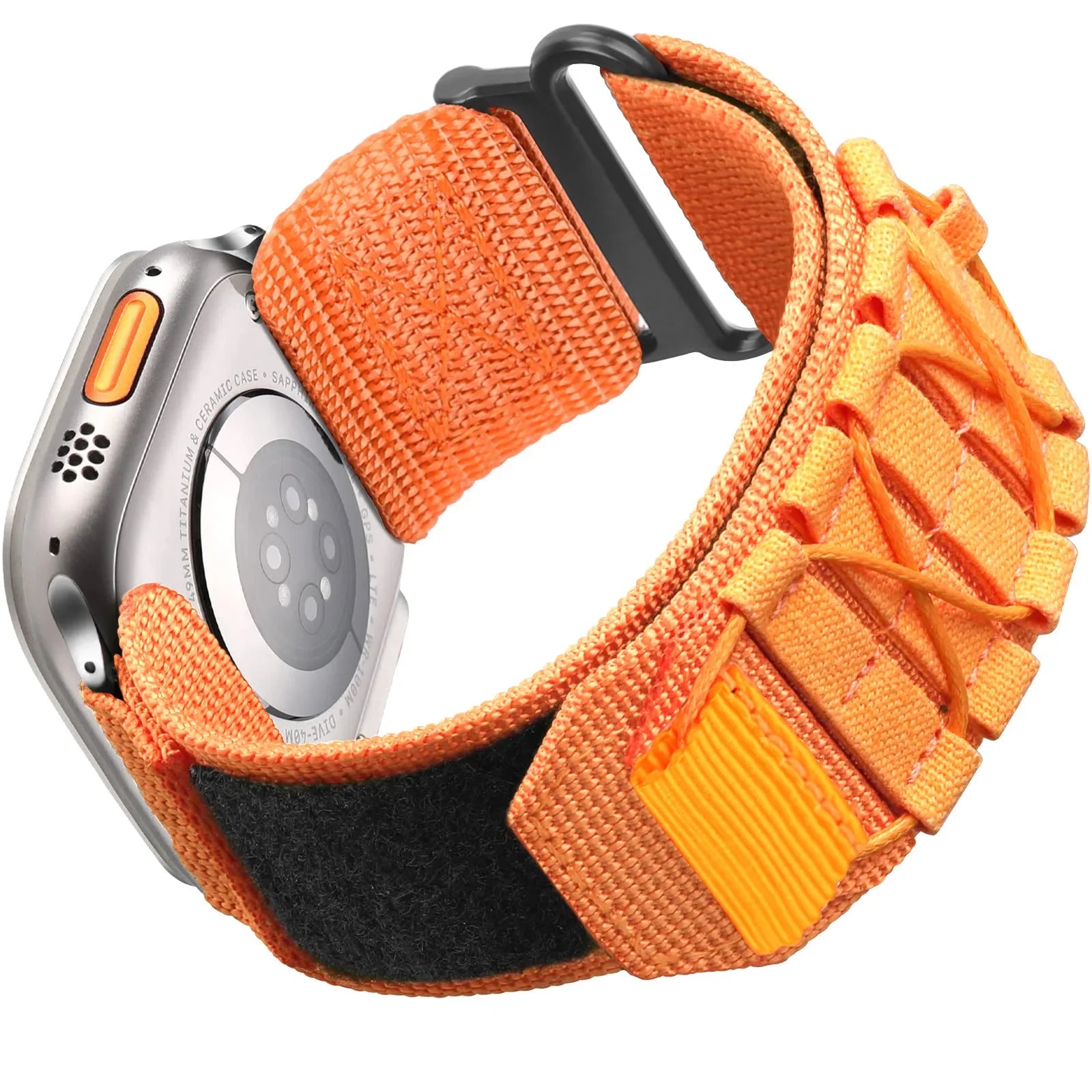 Tactical Alpine Loop Sport Bracelet Universal Apple Watch Band Viva Timepiece Orange Ultra 2 or 49mm 45mm  - 1005006485810825-Orange-Ultra 2 or 49mm 45mm