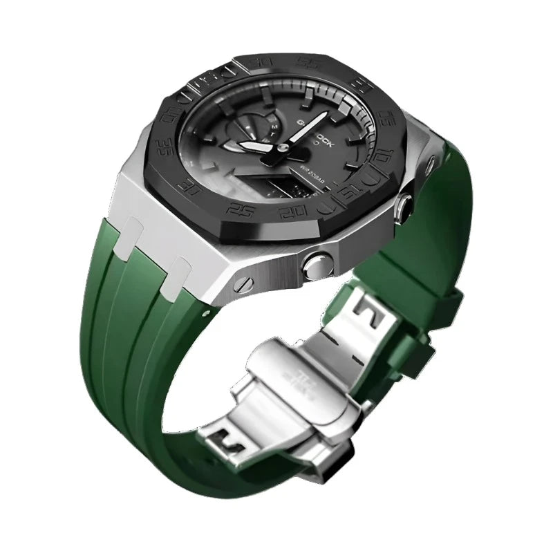 Casio G-Shock Casioak Gen 4 Numeric Bezel Metal Mod Kit For GA-2100, GA-2110, GA-B2100 Viva Timepiece Green-SBB For GA-2100 GA-B2100  - 1005005127734662-United States-Green-SBB-For GA-2100