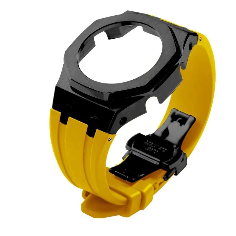 Casio G-Shock Gen 5 Casioak Metal Mod Kit For GM-2100 Viva Timepiece Black yellow GM-2100  - 1005005683233657-Black yellow-GM-2100-China