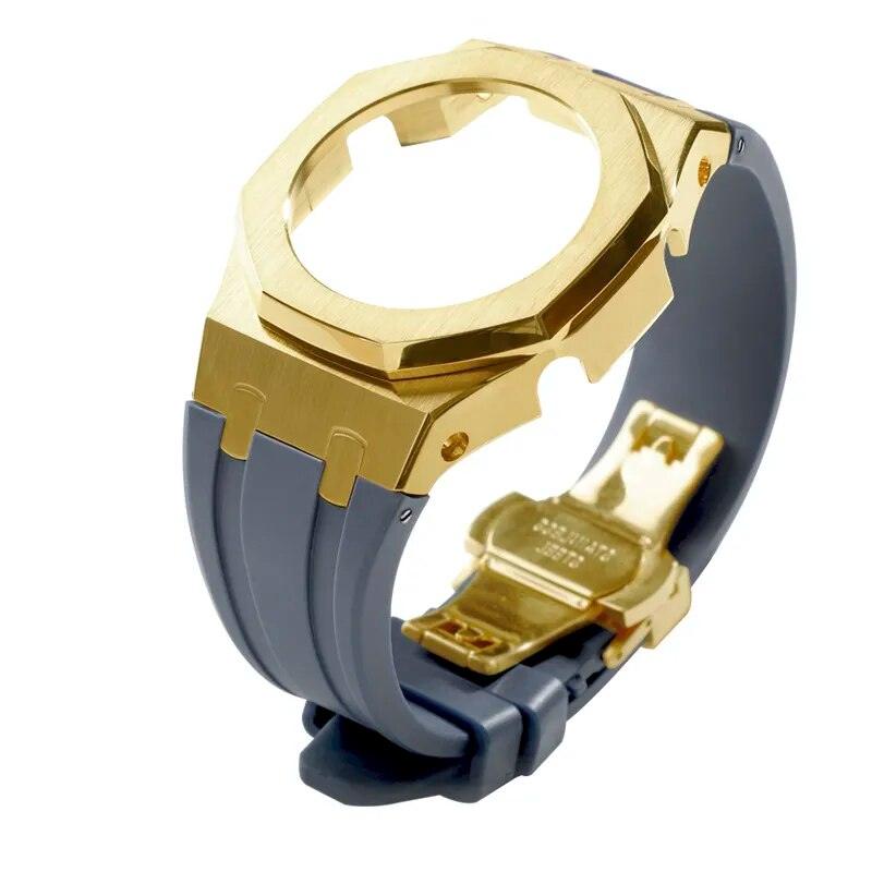 Casio G-Shock Gen 5 Casioak Metal Mod Kit For GM-2100 Viva Timepiece Gold gray GM-2100  - 1005005683233657-Gold gray-GM-2100-China