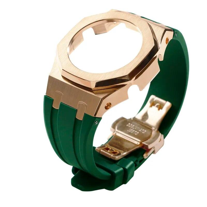 Casio G-Shock Gen 5 Casioak Metal Mod Kit For GM-2100 Viva Timepiece Rose  green GM-2100  - 1005005683233657-Rose  green-GM-2100-China