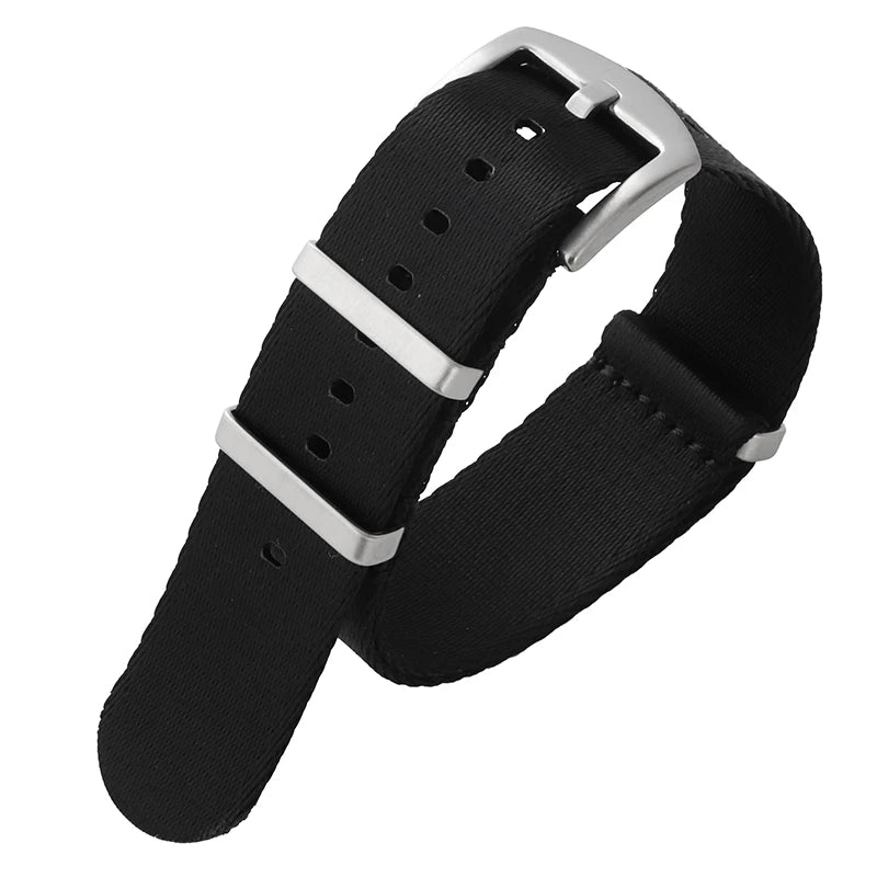 Premium Soft Nylon Universal 007 Replacement Watch Band Viva Timepiece A1. Black 22mm  - 1005002460521364-A1. Black-22mm