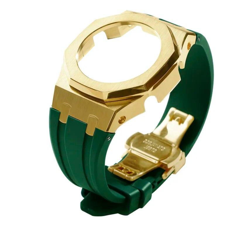 Casio G-Shock Gen 5 Casioak Metal Mod Kit For GM-2100 Viva Timepiece Gold  green GM-2100  - 1005005683233657-Gold  green-GM-2100-China