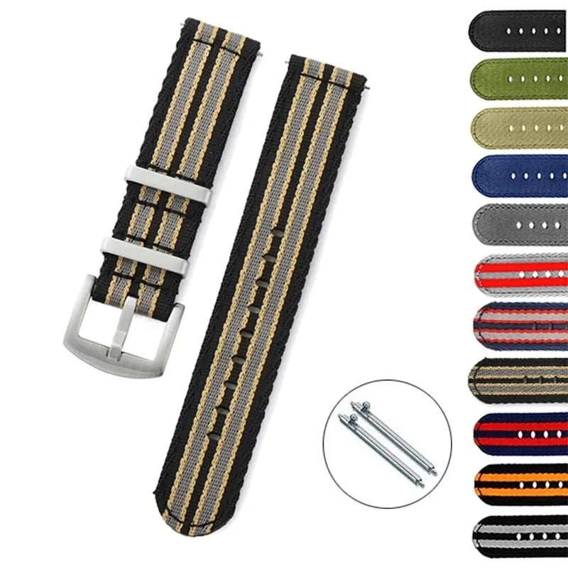 Premium Smooth Soft Canvas Sport Universal Replacement Band