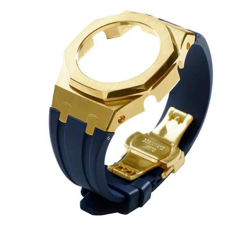 Casio G-Shock Gen 5 Casioak Metal Mod Kit For GM-2100 Viva Timepiece Gold blue GM-2100  - 1005005683233657-Gold blue-GM-2100-China