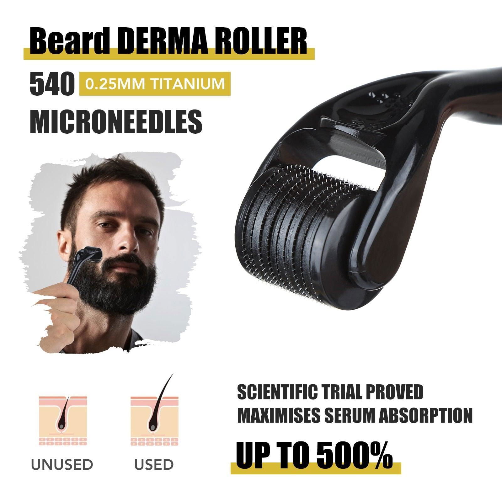 Skiner Beard Growth Kit Serum With Roller For Men - Viva Timepiece -  - 