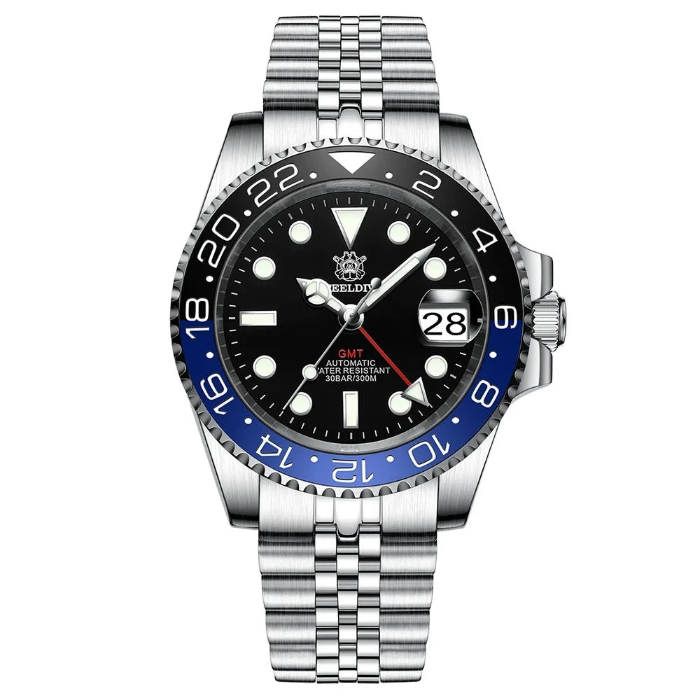 Steeldive GMT Master II Ceramic Full Lume Homage Watches - Viva Timepiece -  - 