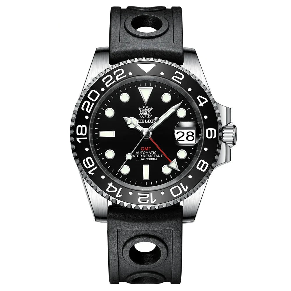 Steeldive GMT Master II Ceramic Full Lume Homage Watches - Viva Timepiece -  - 