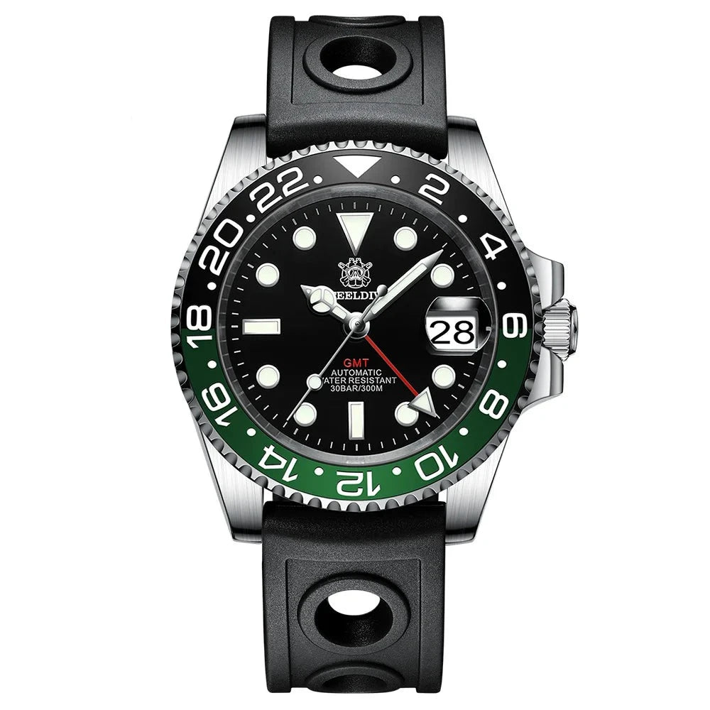 Steeldive GMT Master II Ceramic Full Lume Homage Watches - Viva Timepiece -  - 