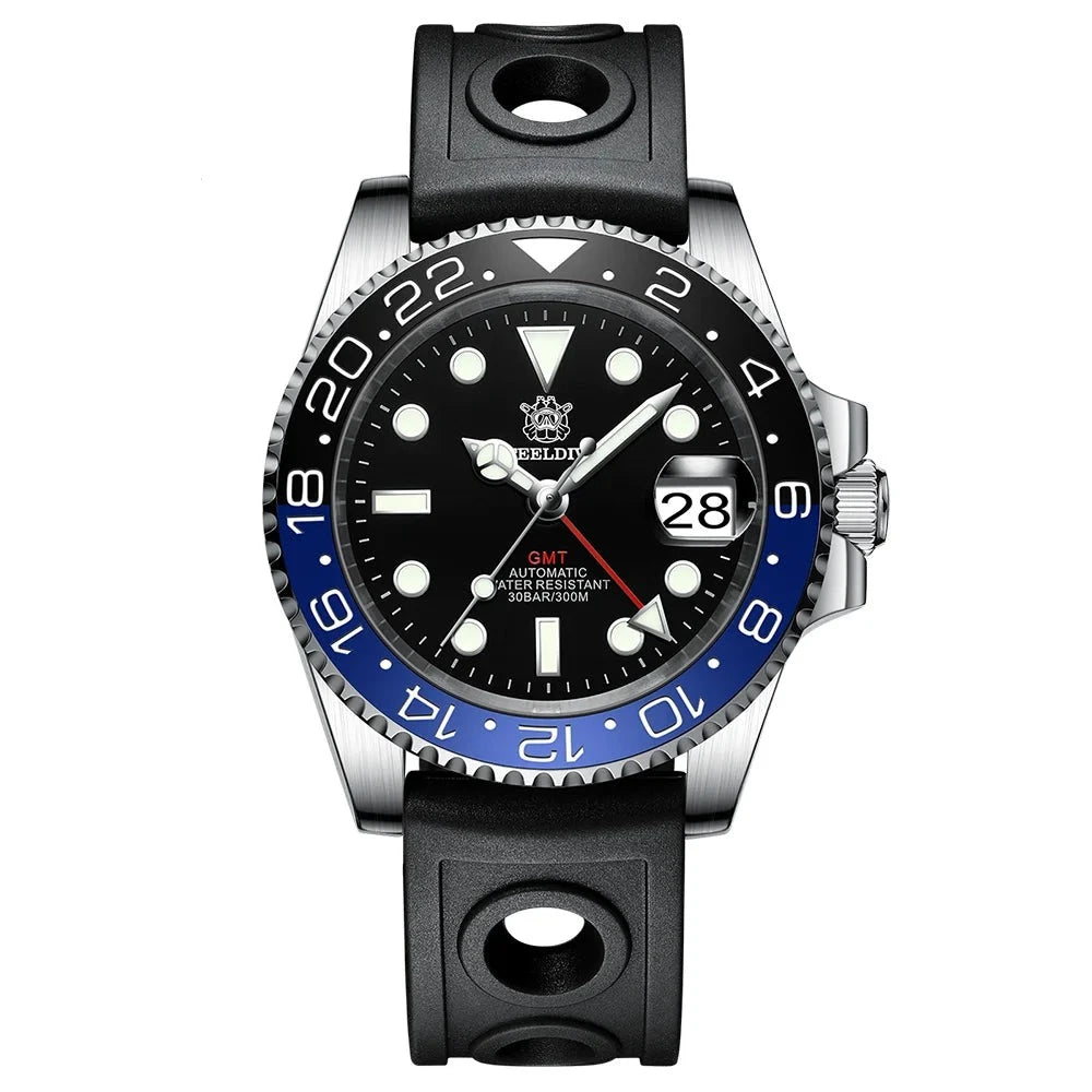 Steeldive GMT Master II Ceramic Full Lume Homage Watches - Viva Timepiece -  - 