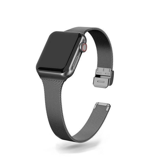 The Dexter Mesh Steel Buckle Clasp Apple Watch Bands - Viva Timepiece -  - 