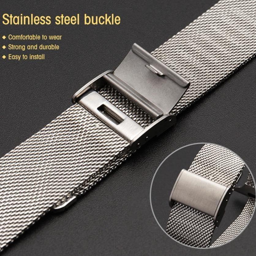 The Dexter Mesh Steel Buckle Clasp Apple Watch Bands - Viva Timepiece -  - 