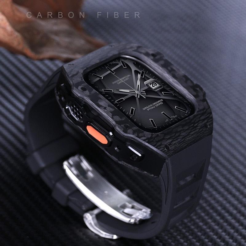 UC0649 Carbon Fiber Cases For Apple Watch 44-45, Ultra - Viva Timepiece -  - 