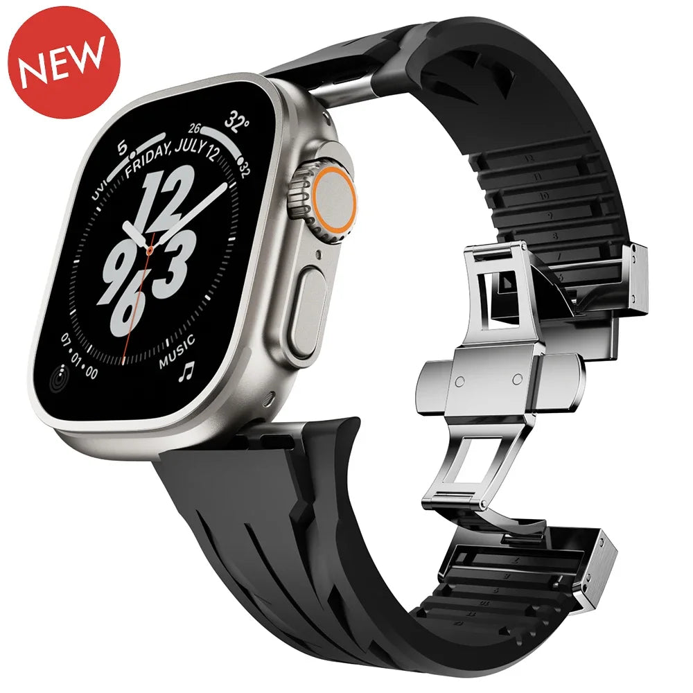 Universal Cut-to-Size Rubber Sports Band for Apple Watch - Viva Timepiece -  - 