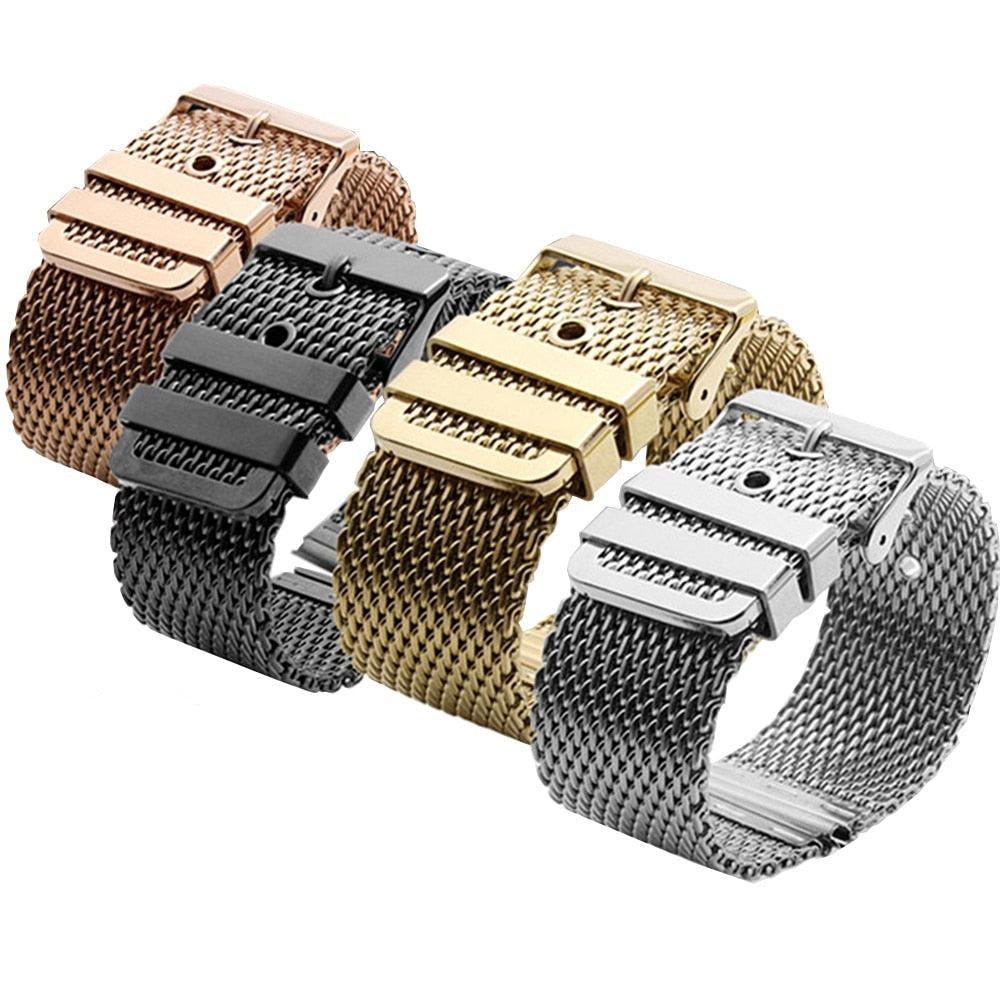 Universal Mesh Milanese Pin Buckle Replace Watch Strap - Viva Timepiece -  - 