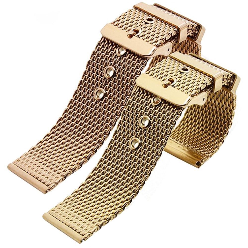 Universal Mesh Milanese Pin Buckle Replace Watch Strap - Viva Timepiece -  - 