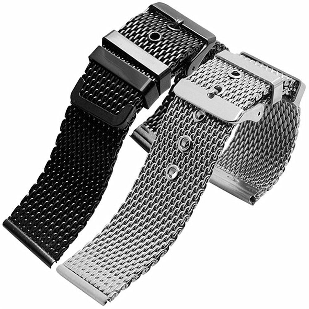 Universal Mesh Milanese Pin Buckle Replace Watch Strap - Viva Timepiece -  - 