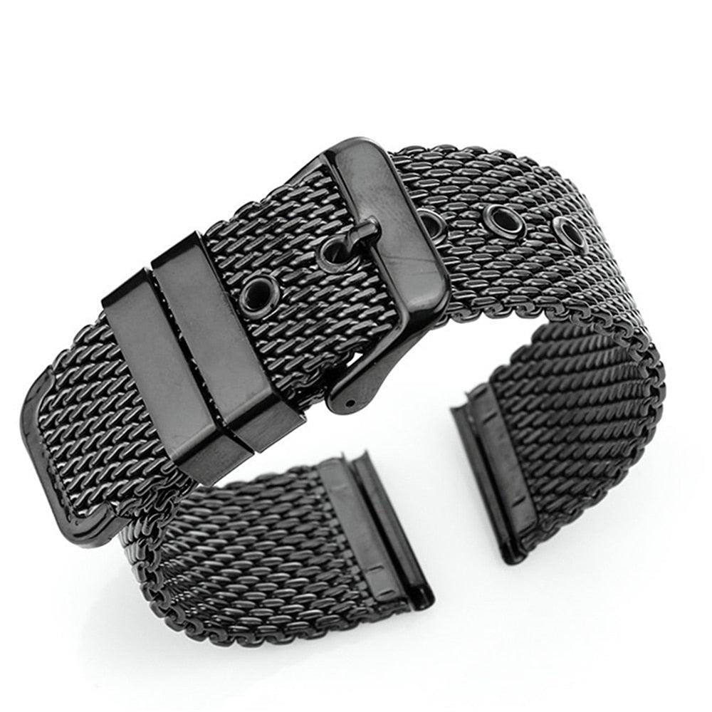 Universal Mesh Milanese Pin Buckle Replace Watch Strap - Viva Timepiece -  - 