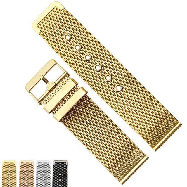 Universal Mesh Milanese Pin Buckle Replace Watch Strap - Viva Timepiece -  - 