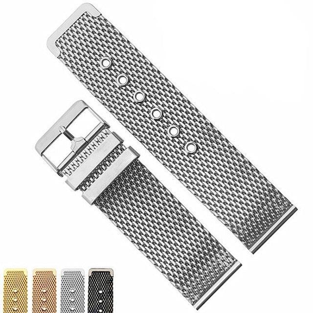 Universal Mesh Milanese Pin Buckle Replace Watch Strap - Viva Timepiece -  - 