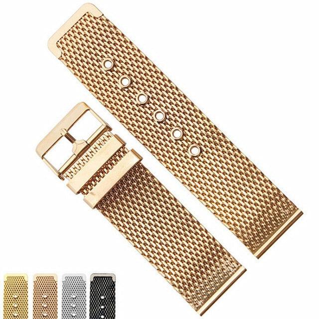 Universal Mesh Milanese Pin Buckle Replace Watch Strap - Viva Timepiece -  - 