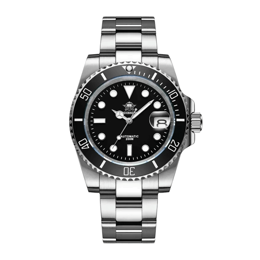 Addiesdive Submariner Homage Watches 200m Diving Super Luminous