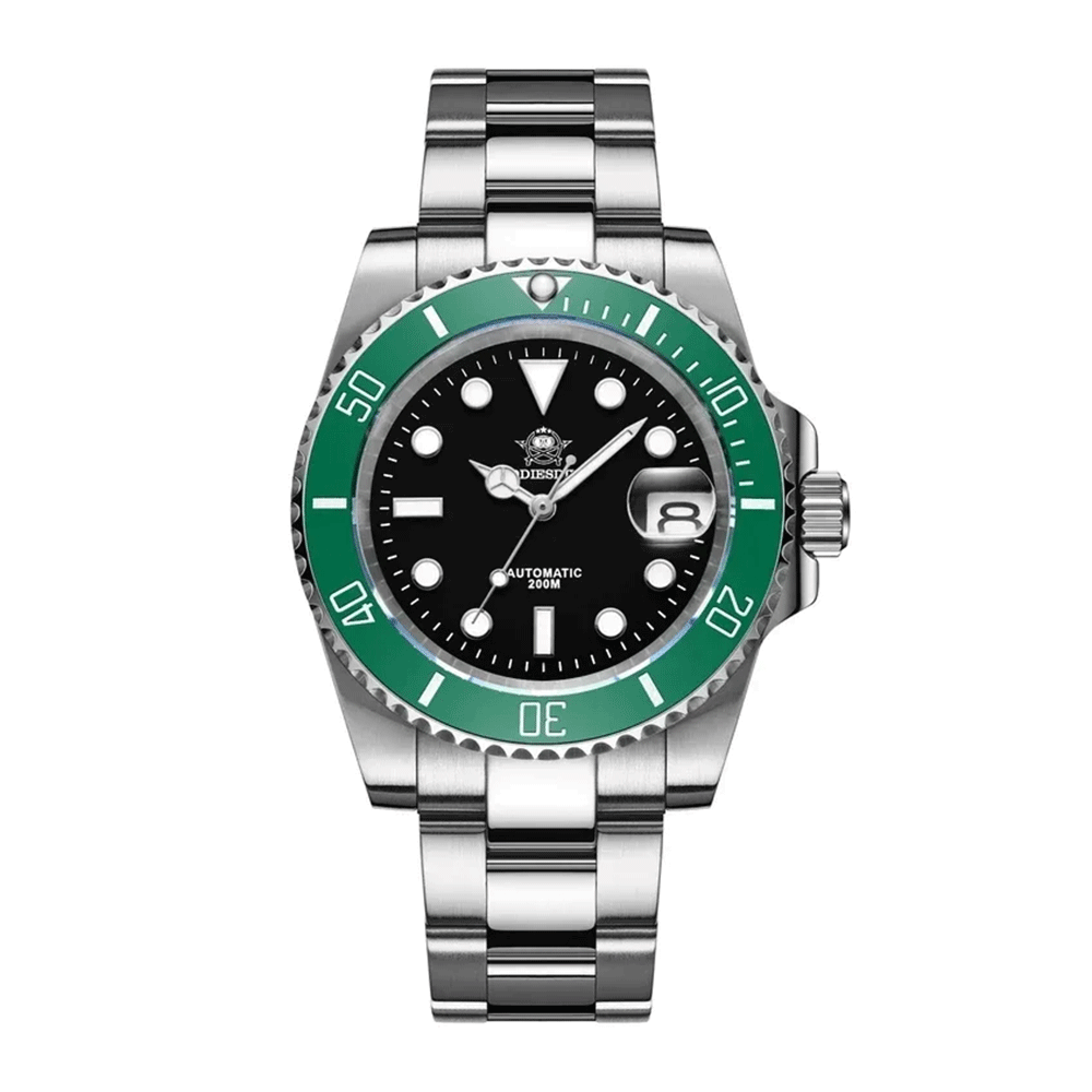 Addiesdive Submariner Homage Watches 200m Diving Super Luminous