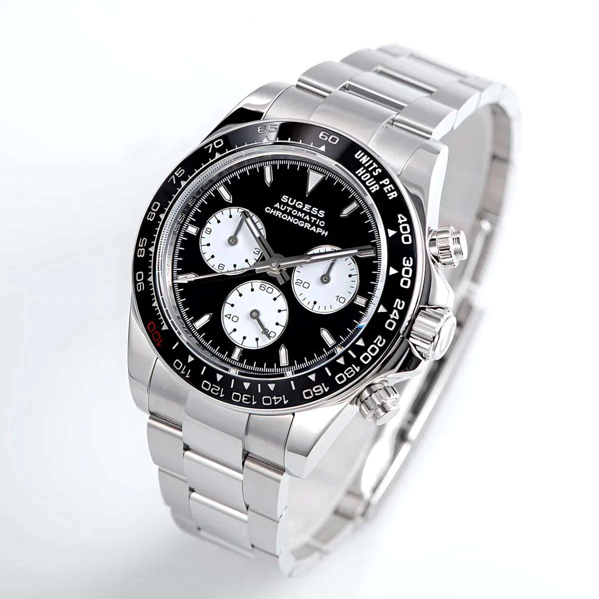 Sugess 39 Daytona Chronograph Ceramic Bezel Premium Homage Watches - Sugess | Viva Timepiece