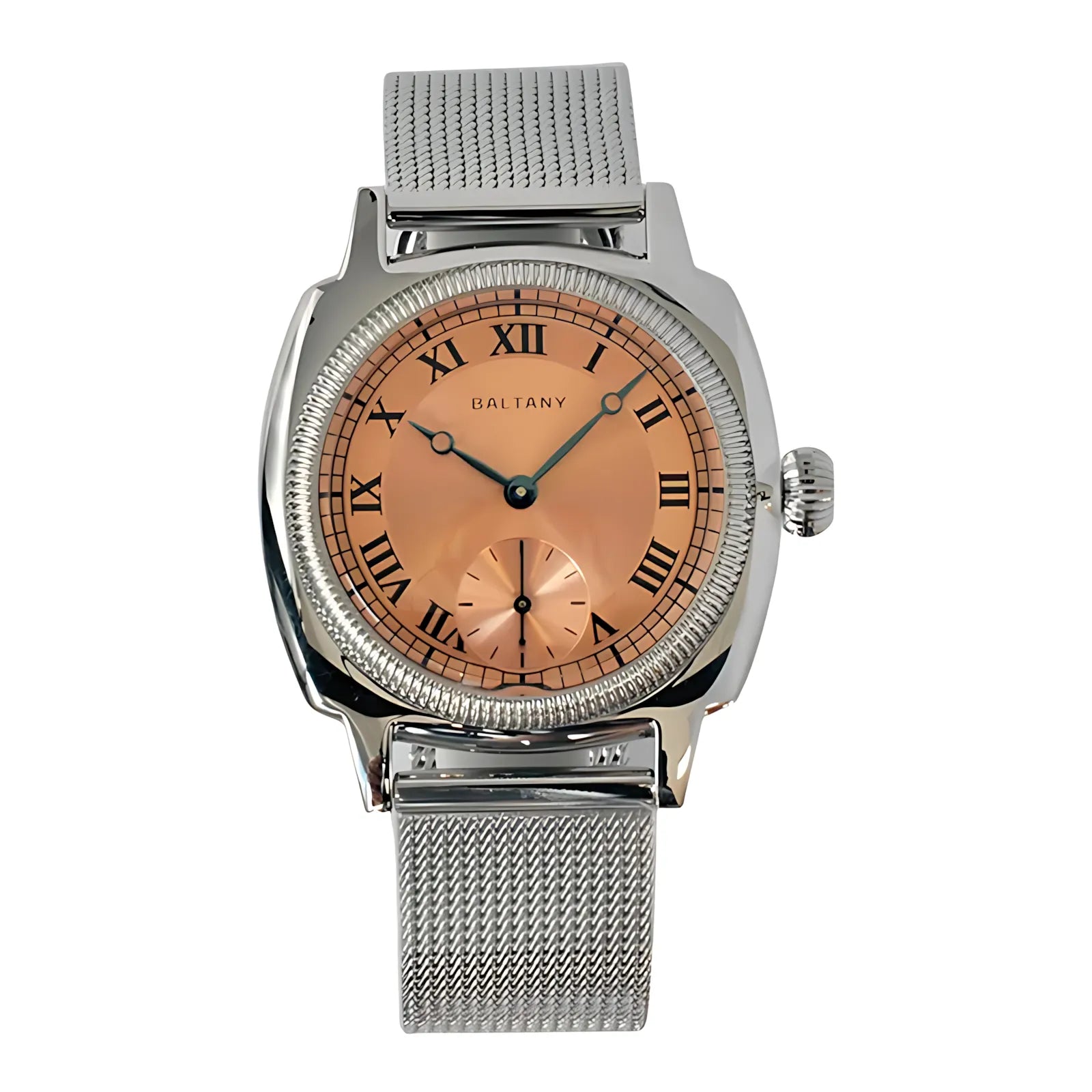 Baltany 1926 VD78 Oyster Tribute Retro Luxury Watches Salmon mesh - Baltany | Viva Timepiece