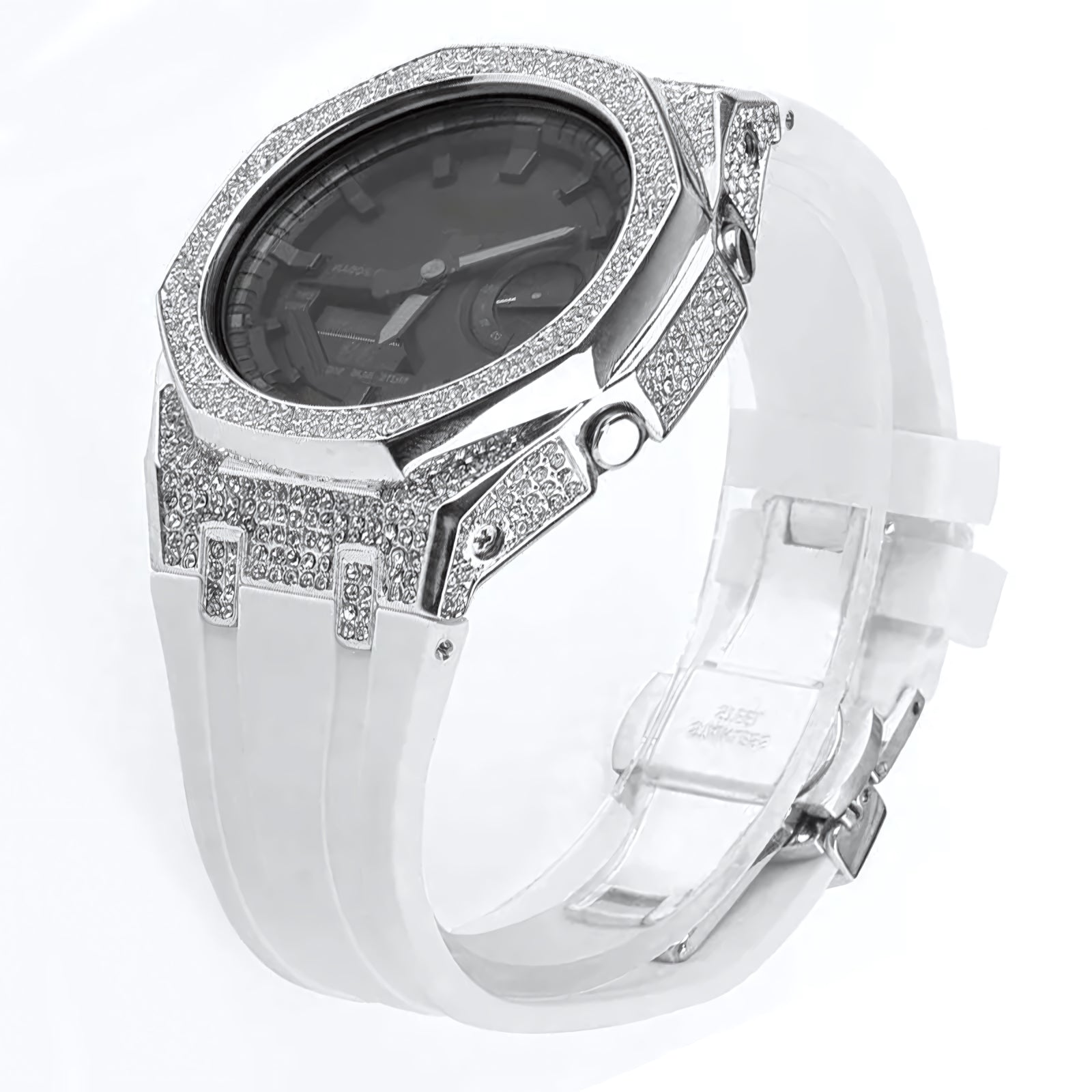 Casio G-Shock Casioak Diamond Mod Kit For GA2100 GA2110 GMAS2100 Viva Timepiece Silver White GMAS2100  - 1005005965344576-United States-Silver White-GMAS2100