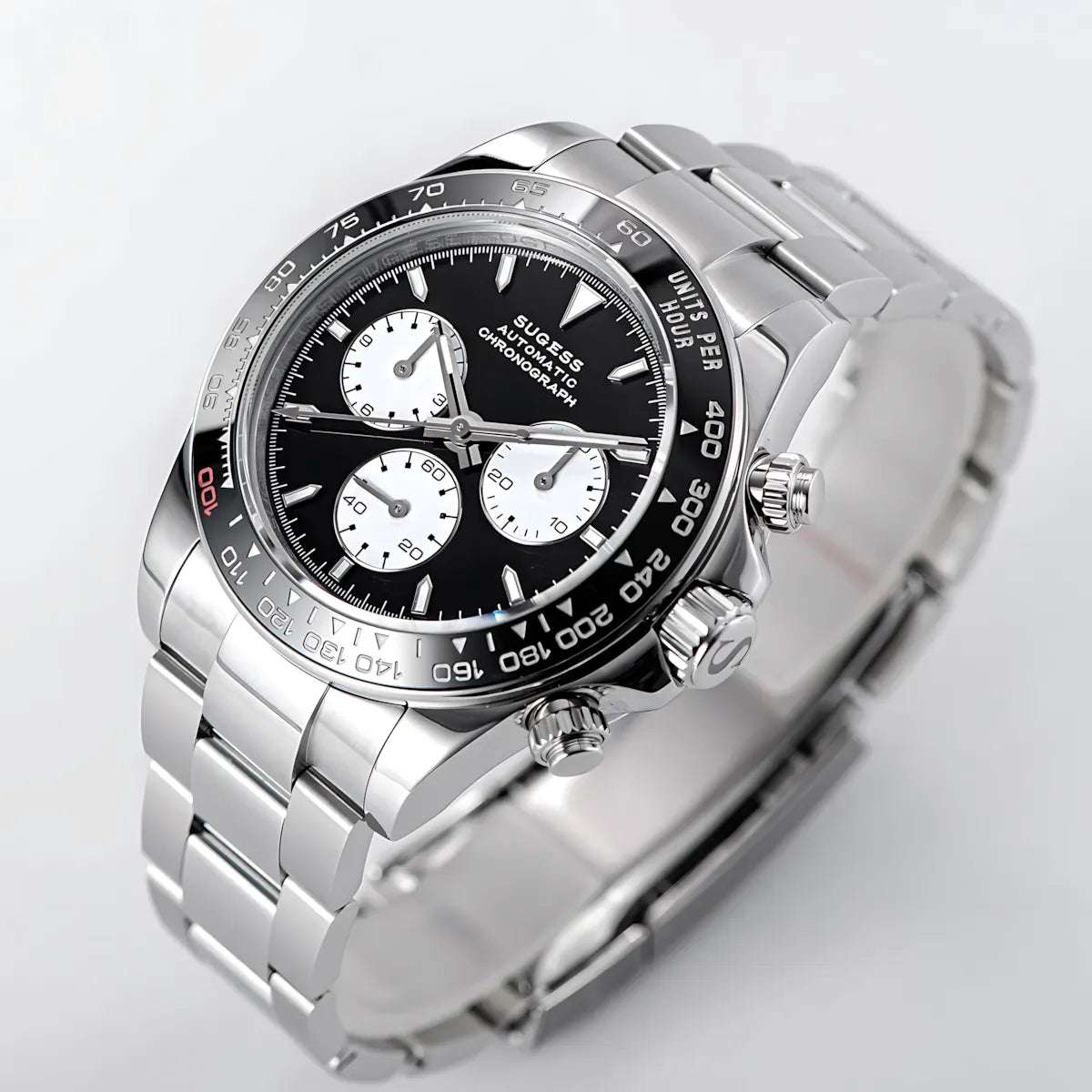 Sugess 39 Daytona Chronograph Ceramic Bezel Premium Homage Watches Watches - Sugess