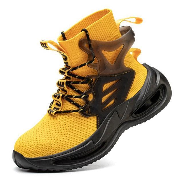 JB Gabrielle Safety Cushion Steel Toe Shoes JB Yellow-92 7  - 49516372-yellow-92-40