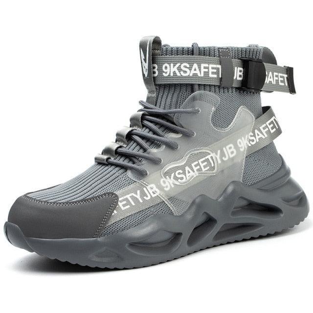 JB Marcus High Top Steel Toe Shoes JB Gray 4  - 49516372-kk-gray-7719-36