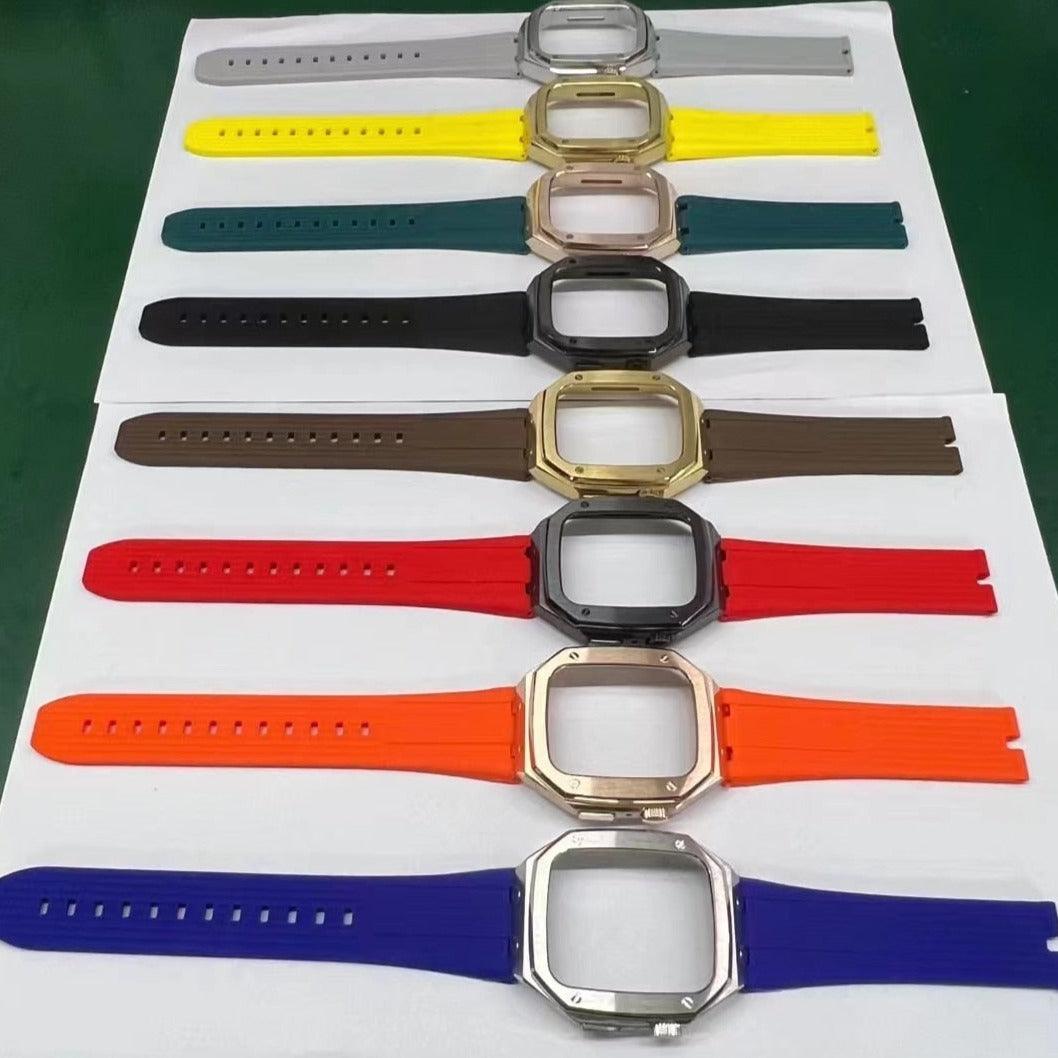 Replacement Silicone Strap For Matt Polished Apple Watch Case - Viva Timepiece