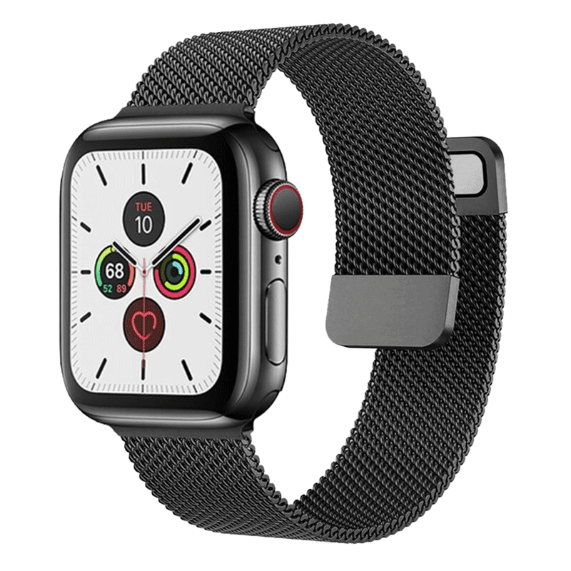 Mesh Style Magnetic Milanese Apple Watch Bands Viva Timepiece Black For iWatch 38mm 40mm 41mm  - 47145433-china-black-2-38mm-40mm-41mm