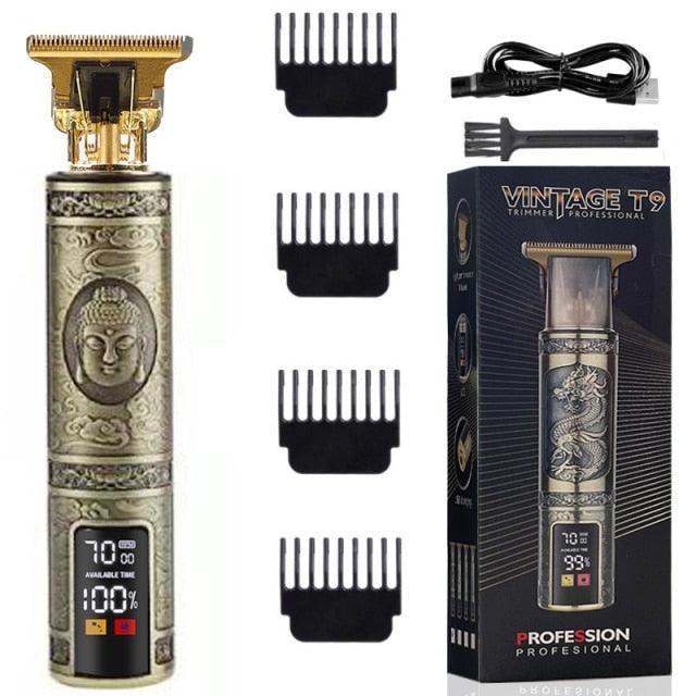 Vintage T-9 Professional Beard Hair Trimmers GUMEi Vintage Buddha LCD   - 38700047-box-20