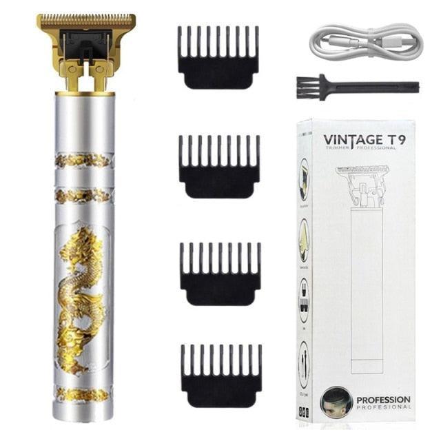 Vintage T-9 Professional Beard Hair Trimmers GUMEi Two Tone Dragon   - 38700047-box-3