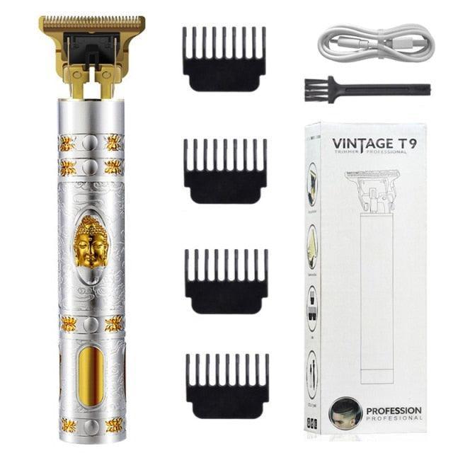 Vintage T-9 Professional Beard Hair Trimmers GUMEi Two Tone Buddha   - 38700047-box-4