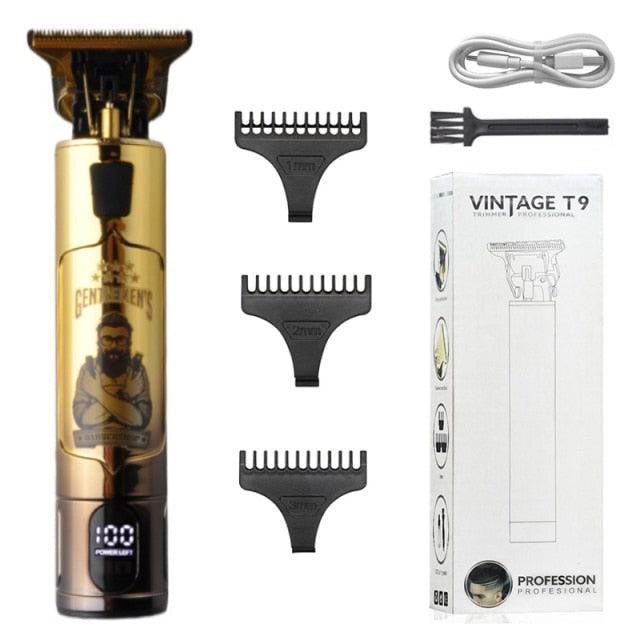 Vintage T-9 Professional Beard Hair Trimmers GUMEi Gentlemen's Gold   - 38700047-box-16