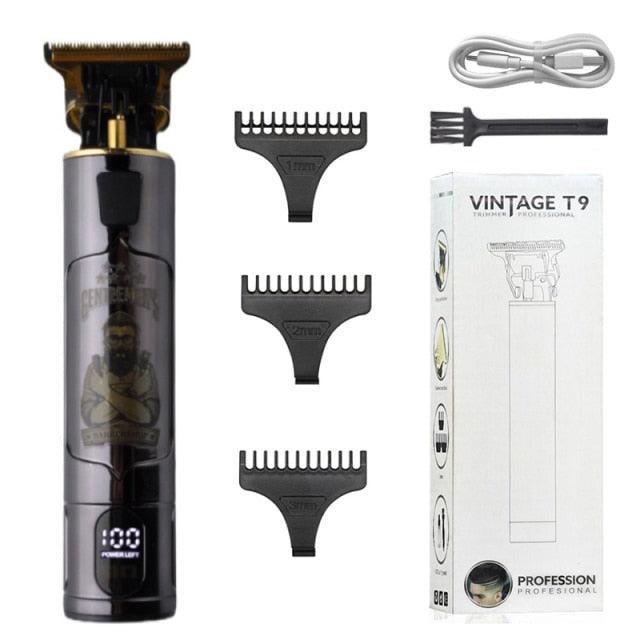 Vintage T-9 Professional Beard Hair Trimmers GUMEi Gentlemen's Black   - 38700047-box-15