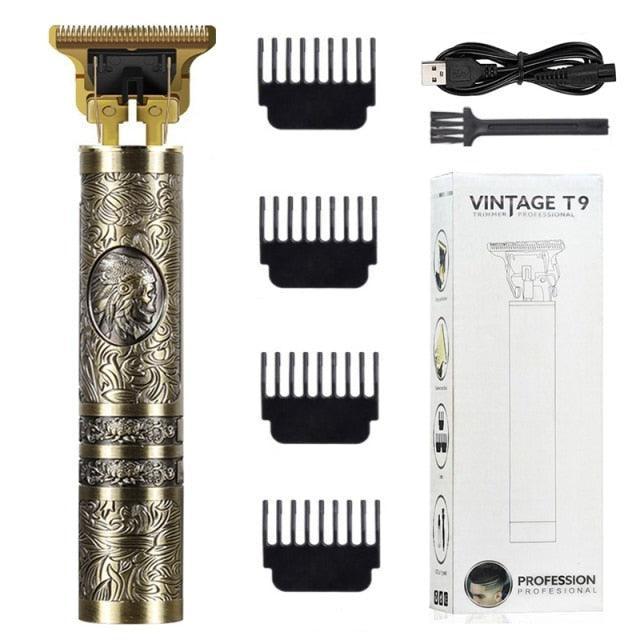 Vintage T-9 Professional Beard Hair Trimmers GUMEi Vintage Indian Skull   - 38700047-box-6