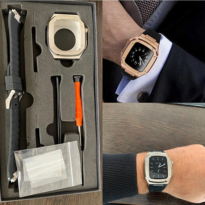 The Manuel 8 Screws Luxury Apple Watch Cases Kit - Viva Timepiece