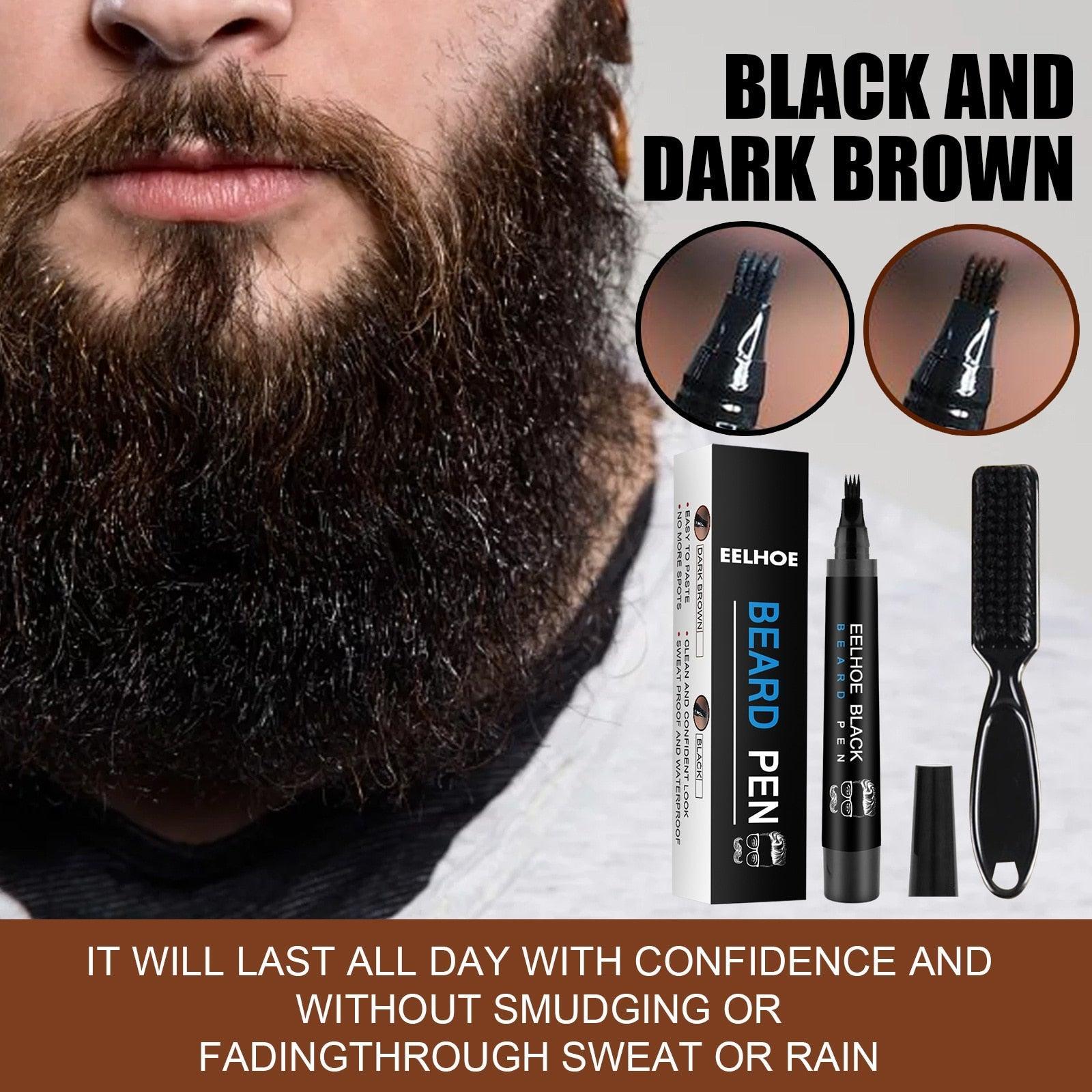 Waterproof Beard Filling Pen Kit for Men EELHOE    - 